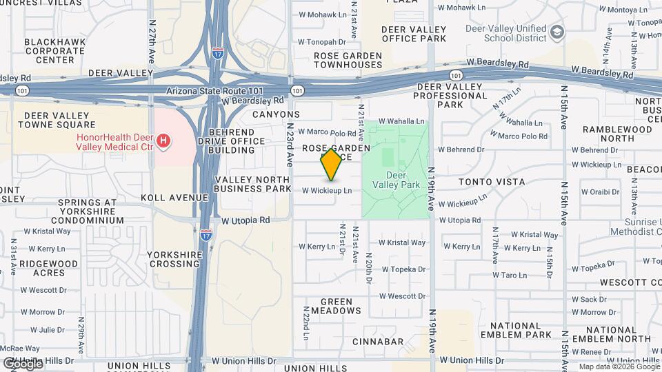 2144 W Wickieup Ln Map and Location Details