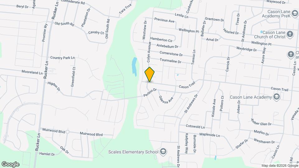 2337 Cason Trail Map and Location Details