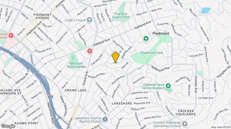 124 Magnolia Ave Map and Location Details