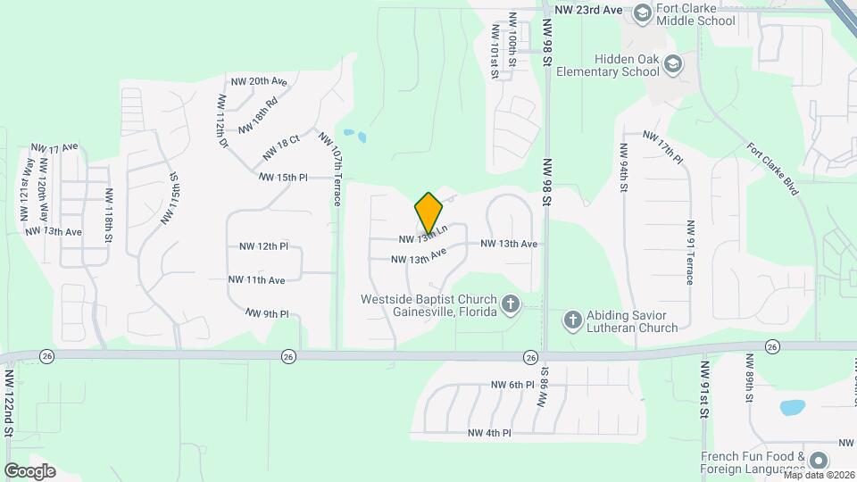 10335 NW 13th Ln Map and Location Details