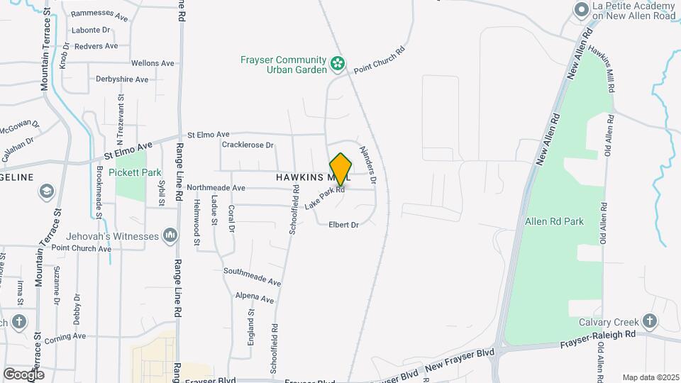 2939 Lake Park Rd Map and Location Details