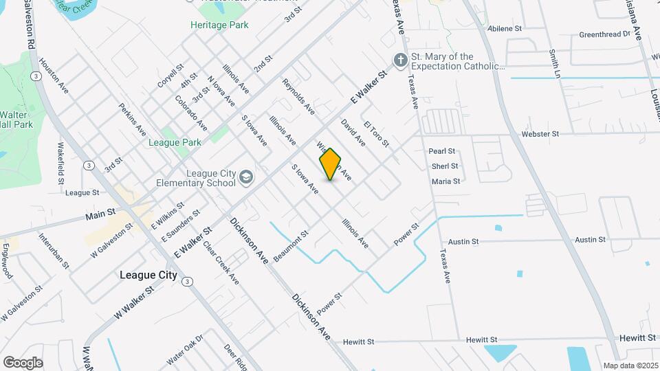 725 Illinois Ave Map and Location Details