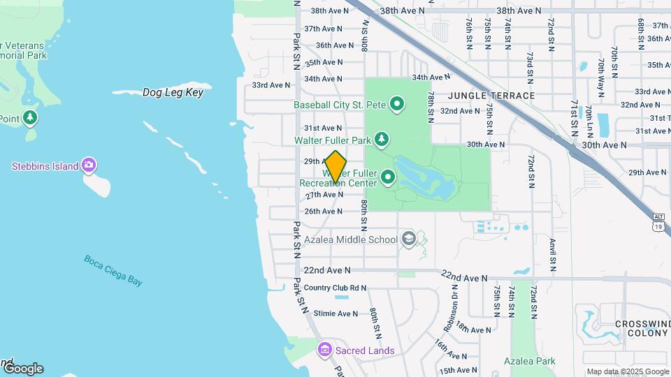 2710 Boca Ciega Dr N Map and Location Details