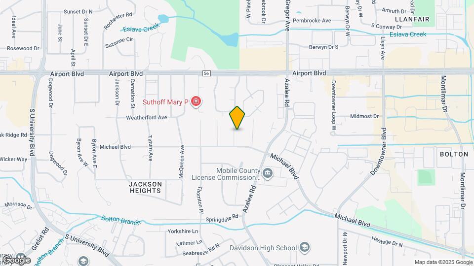 315 Bomar Pl Map and Location Details