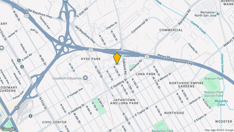 552 Horning St Map and Location Details
