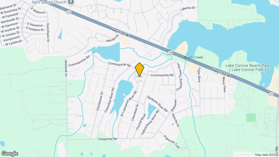 705 Smokey River Bend Map and Location Details