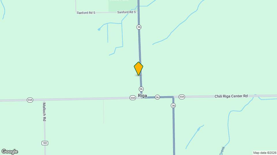 951 Churchville Riga Rd Map and Location Details