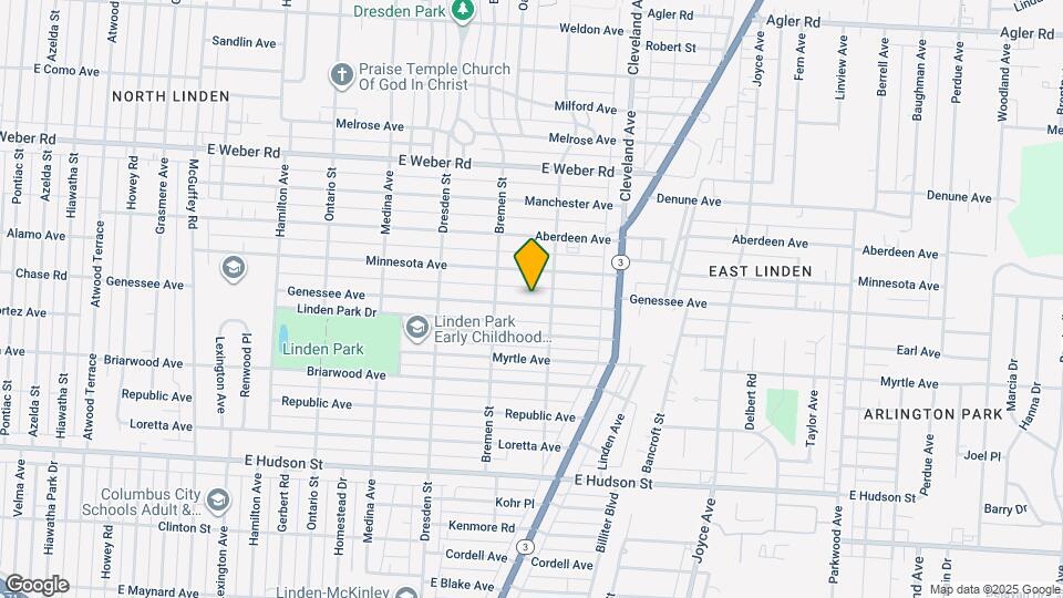 1586 Genessee Ave Map and Location Details