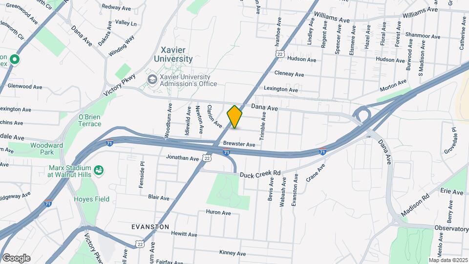 1815 Clarion Ave Map and Location Details