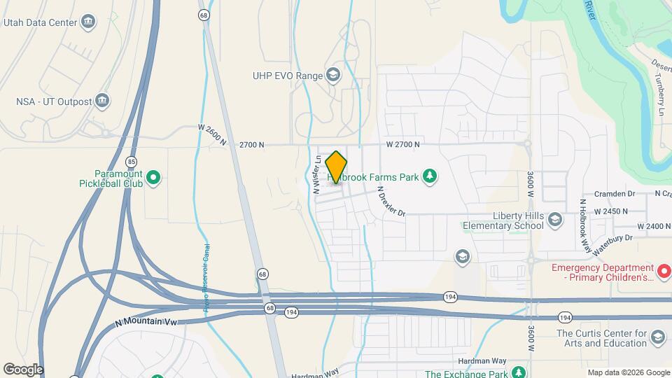 4416 W Glendon Dr Map and Location Details