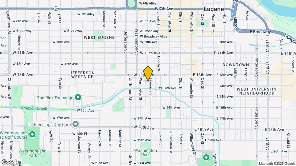1366 Lawrence St Map and Location Details