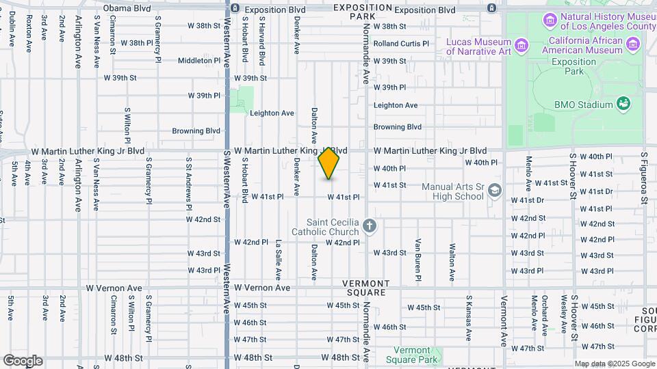 4057 Halldale Ave Map and Location Details