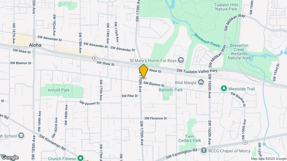 Blanton Commons Apartments in Beaverton, OR Map and Location Details