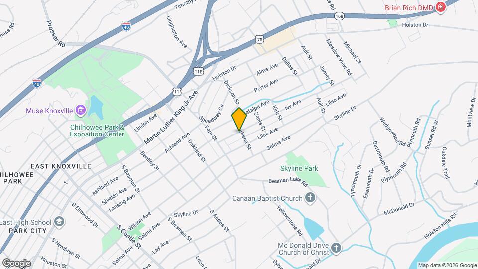 3744 Ivy Ave Map and Location Details