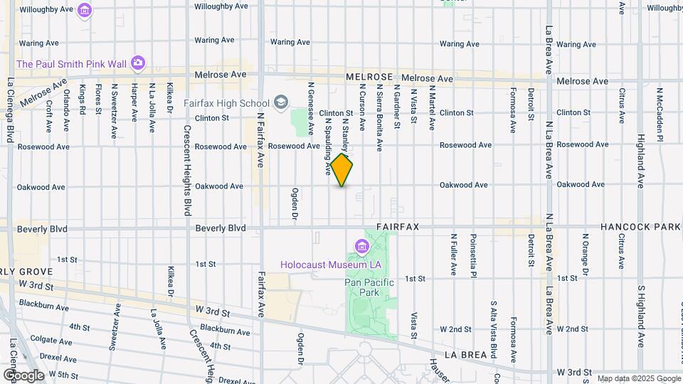 361 N Stanley Ave Map and Location Details