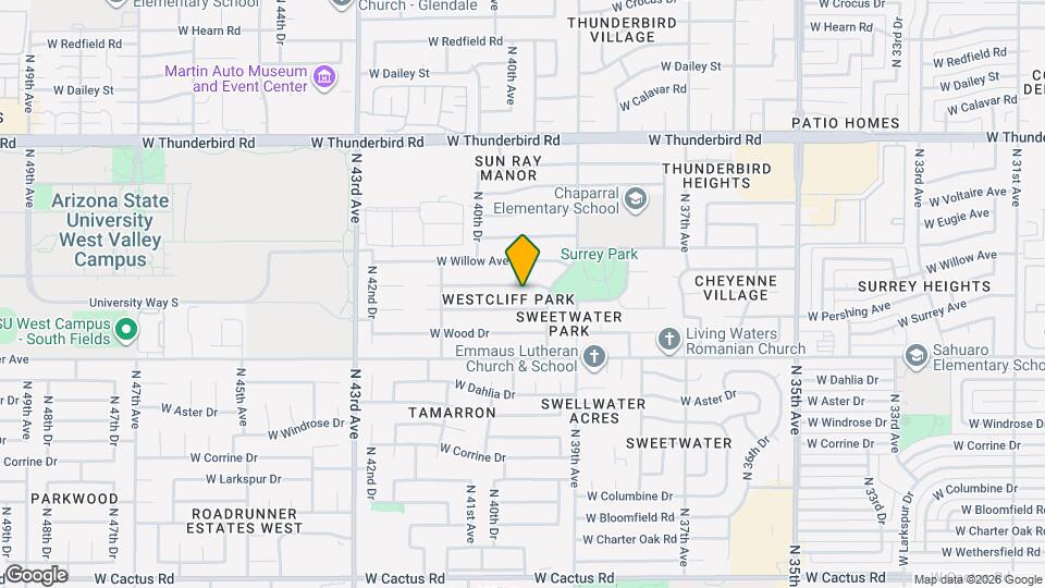 3921 W Pershing Ave, Unit 3907 Map and Location Details