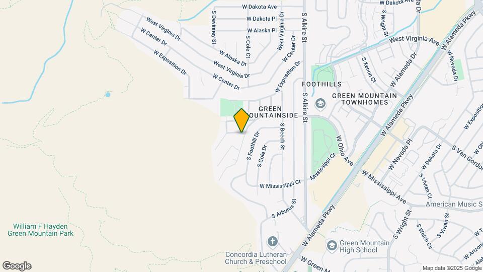 853 S Coors Dr Map and Location Details