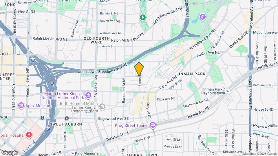 657 John Wesley Dobbs Ave NE-Unit -01 - ER TH Map and Location Details