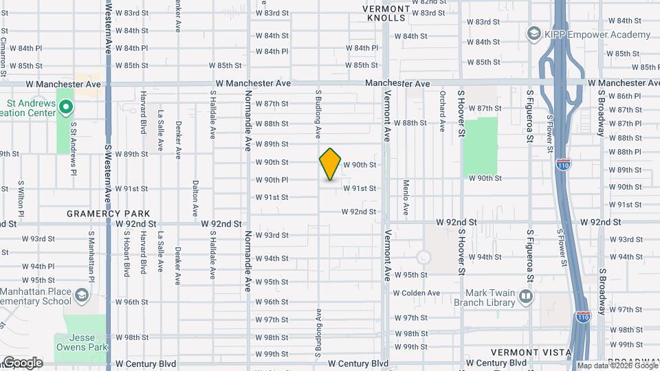 1143 W 91st St Map and Location Details