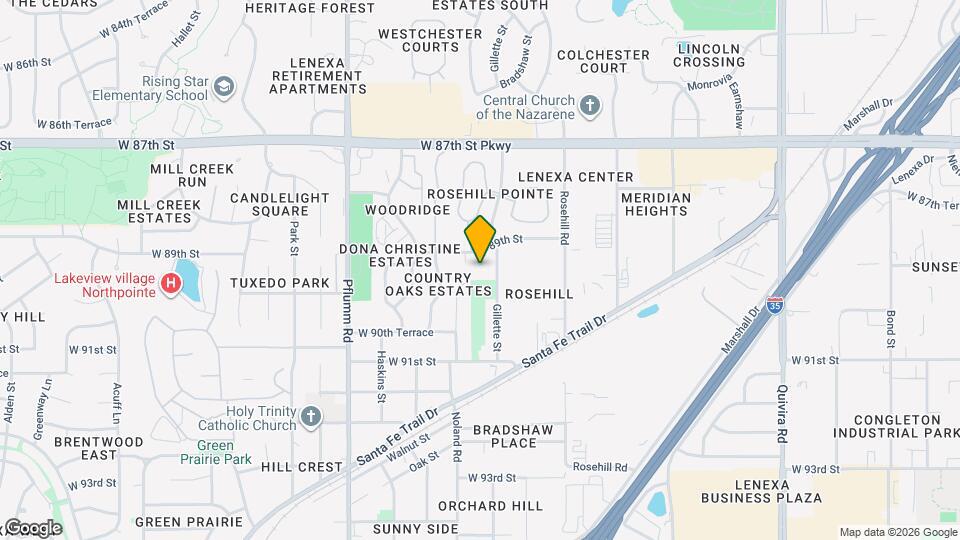 13117 W 89th St Map and Location Details
