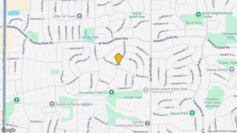 525 Slingerland Dr Map and Location Details