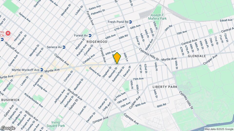 5940 Myrtle Ave Map and Location Details