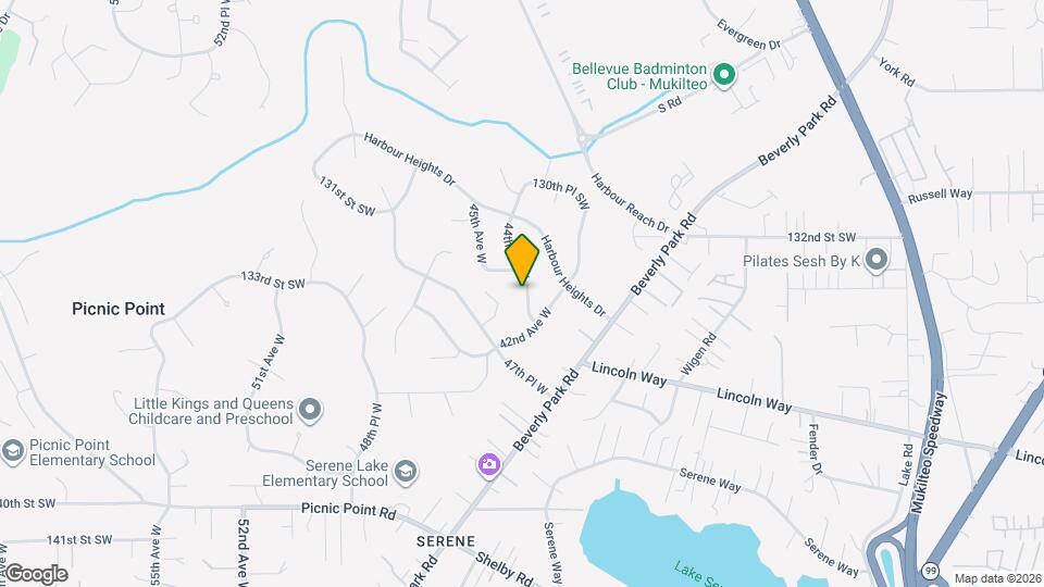 13320 44th Ave W Map and Location Details