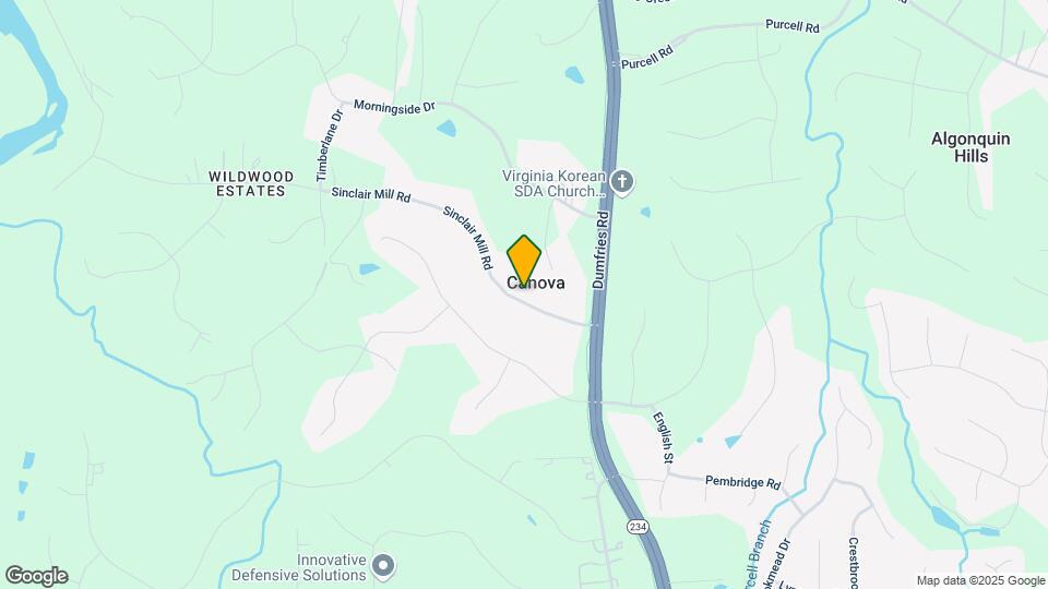 8018 Sinclair Mill Rd Map and Location Details