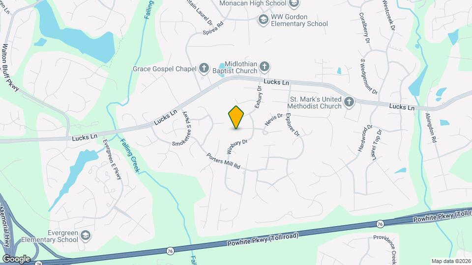 11809 Sanbury Ln Map and Location Details