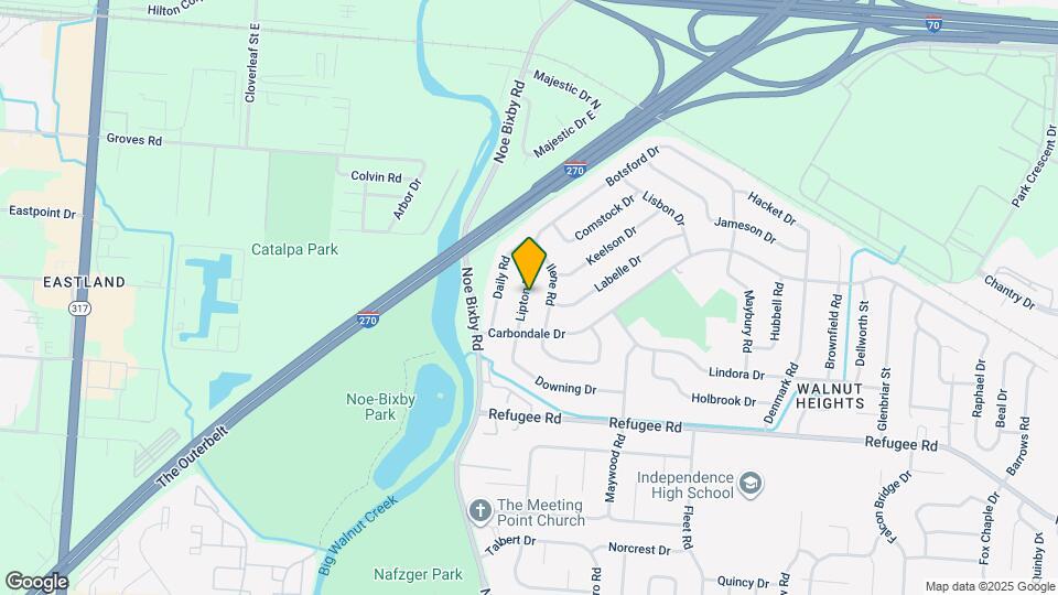 2514 Lipton Rd Map and Location Details