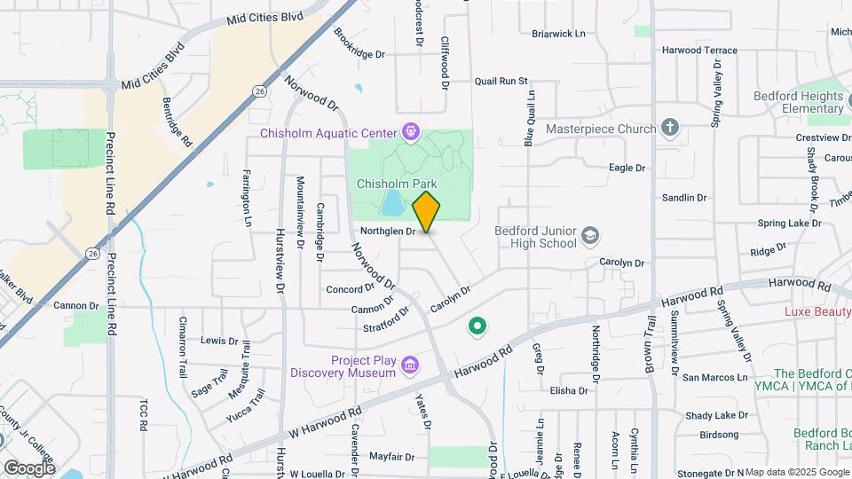 2121 Northglen Dr Map and Location Details