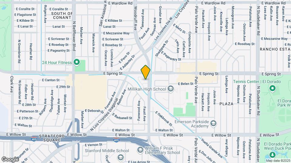 5981 E Belen St Map and Location Details