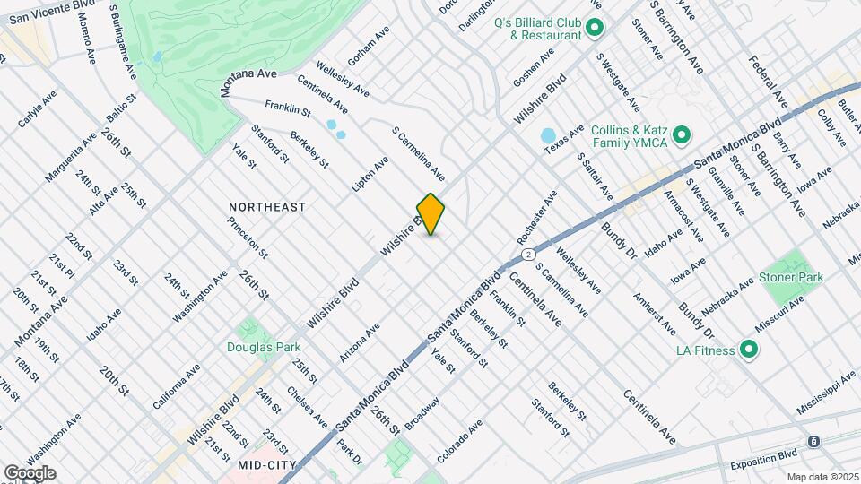 1234 Franklin St, Unit Frnt Mapa y Detalles de la Ubicación