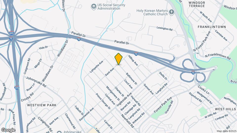 5949 Baltimore St Map and Location Details