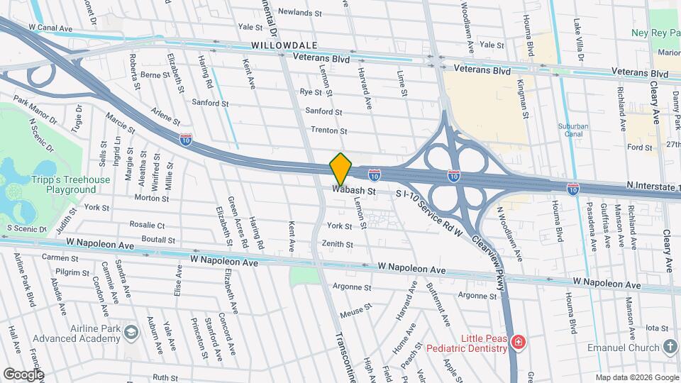 4918 Wabash St, Unit 4918 Mapa y Detalles de la Ubicación