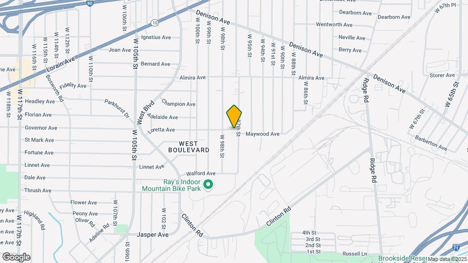 9705 Loretta Ave Mapa y Detalles de la Ubicación