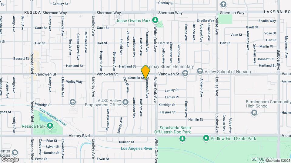 17737 Welby Way Map and Location Details