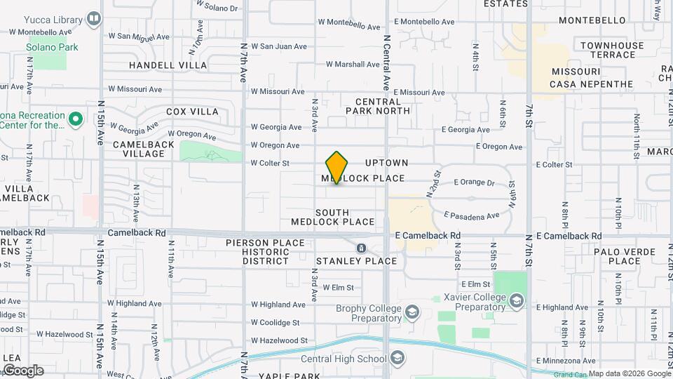 35 W Medlock Dr Map and Location Details