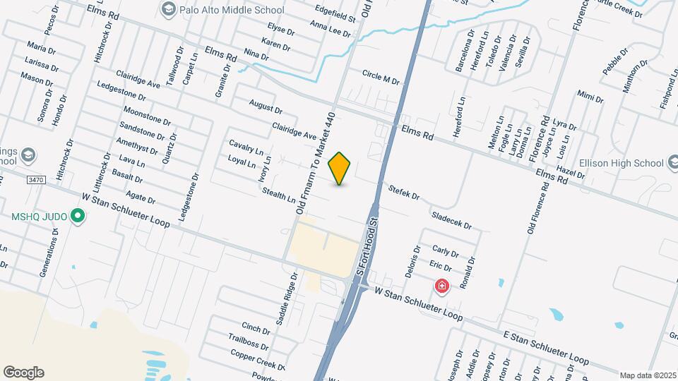 1100 Leslie Cir Map and Location Details