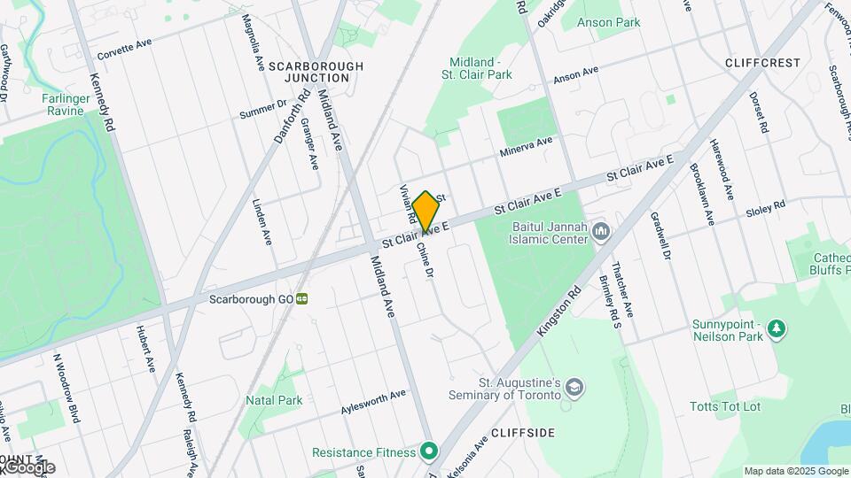 3689 St Clair Ave E Map and Location Details