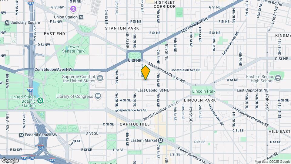 611 A St NE Map and Location Details