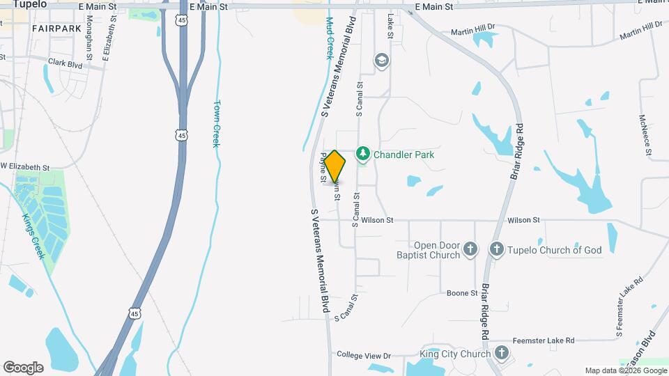 502 Brown St Map and Location Details