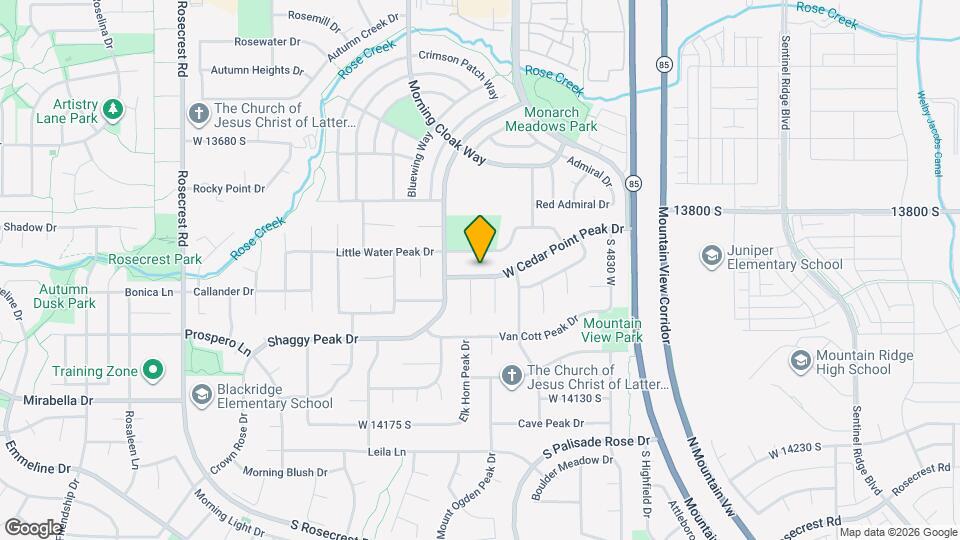 5070 W Cedar Point Peak Dr Map and Location Details