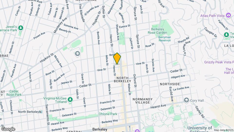 2037 Vine St Map and Location Details