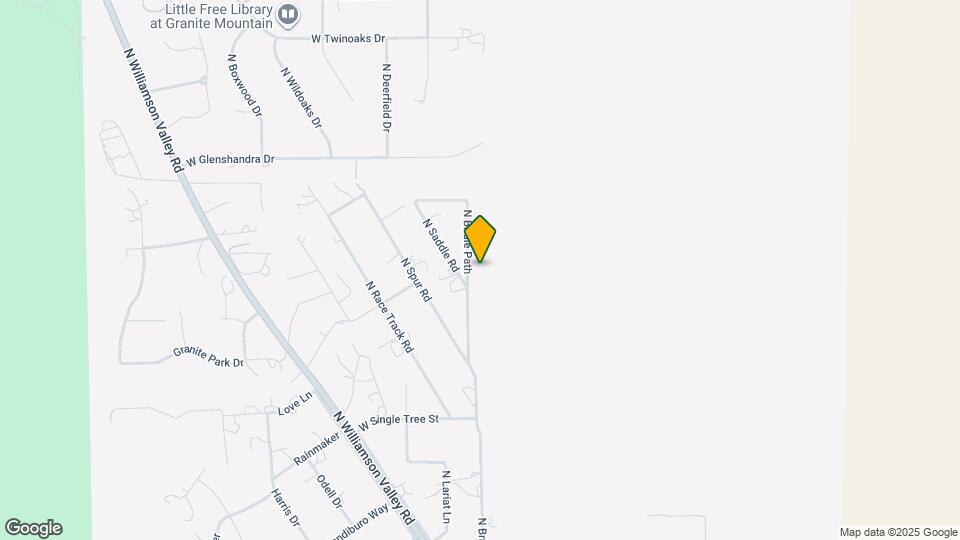 7265 N Bridle Path Map and Location Details