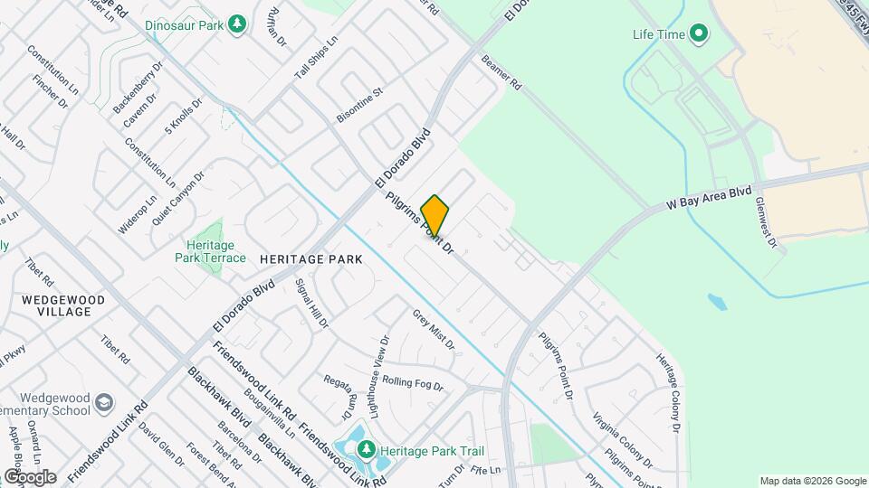 2138 Pilgrims Point Dr Map and Location Details