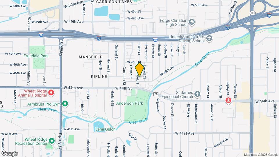 4512 Field St Map and Location Details