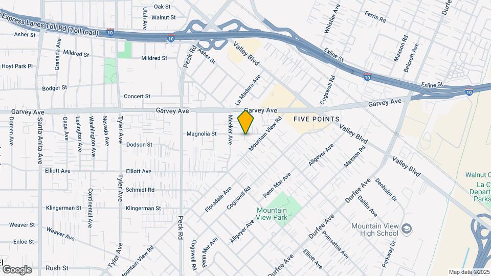 11632 Magnolia St Map and Location Details