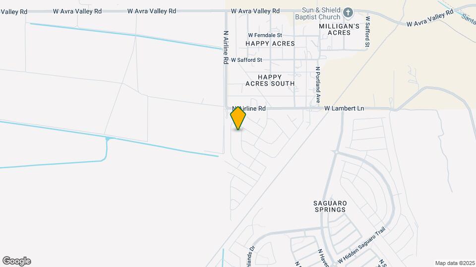 10305 N Arroyo Lupine Way Map and Location Details