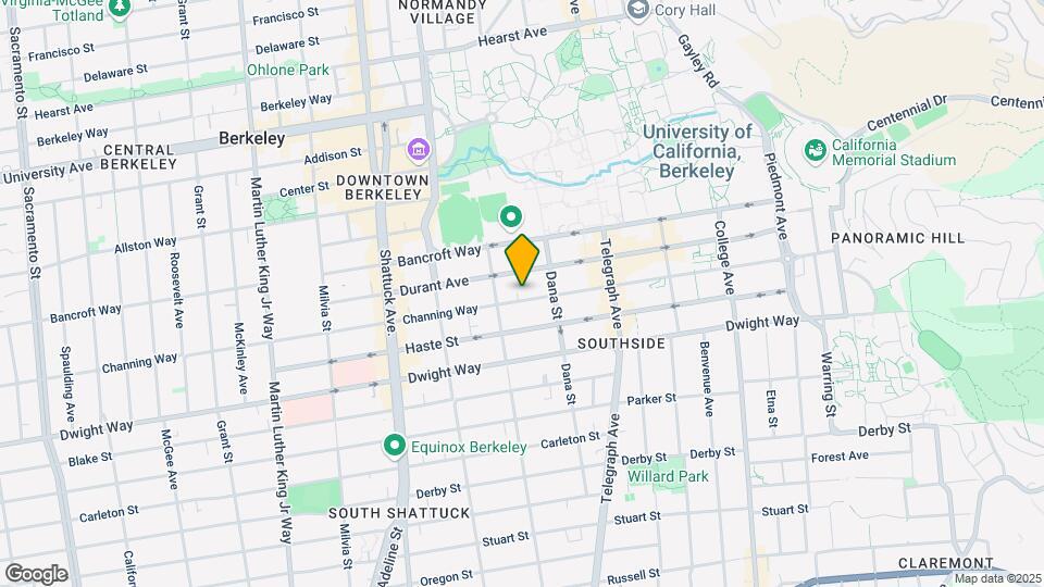 2325 Channing Way Mapa y Detalles de la Ubicación